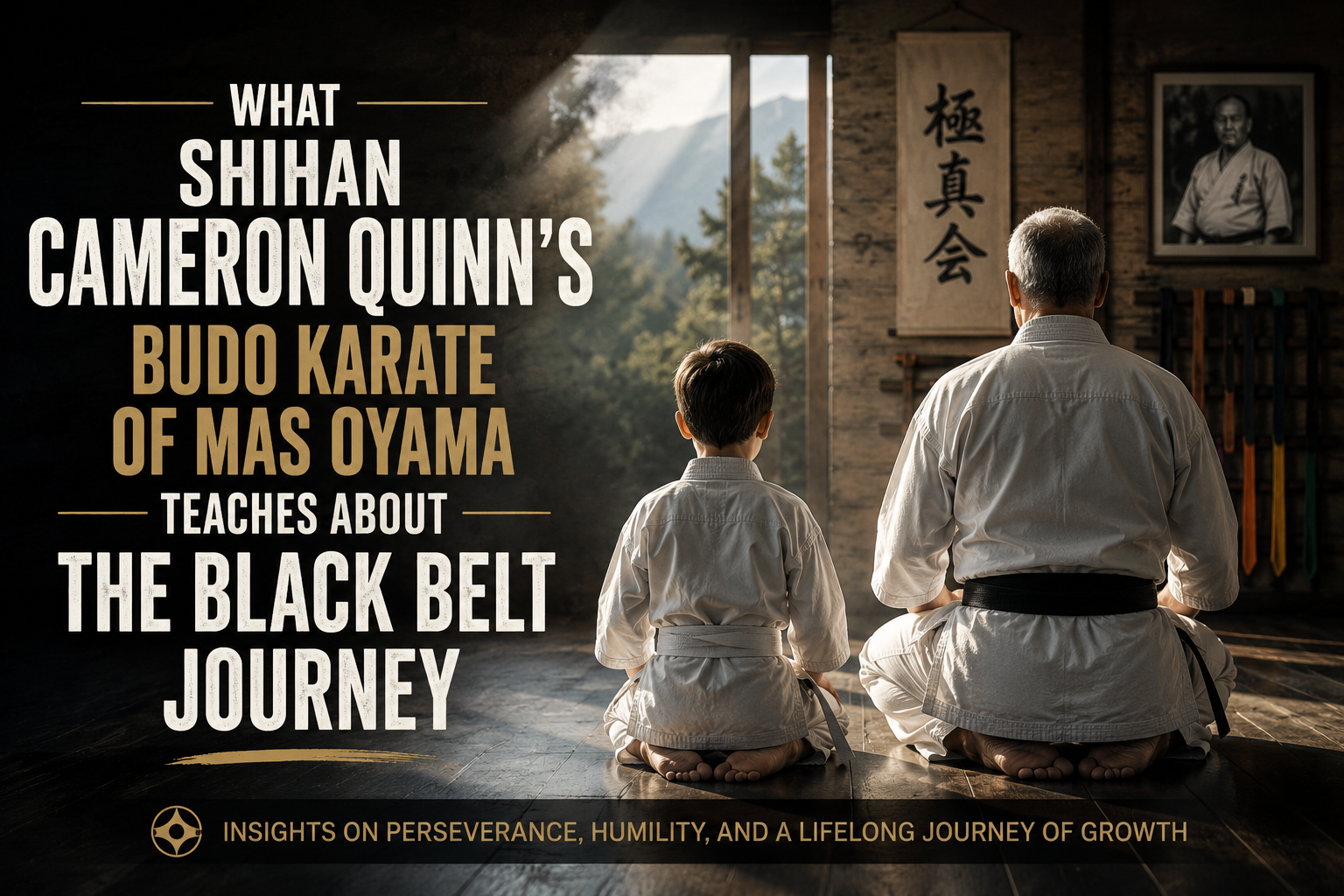 What Shihan Cameron Quinn’s Budo Karate of Mas Oyama Teaches About the Black Belt Journey