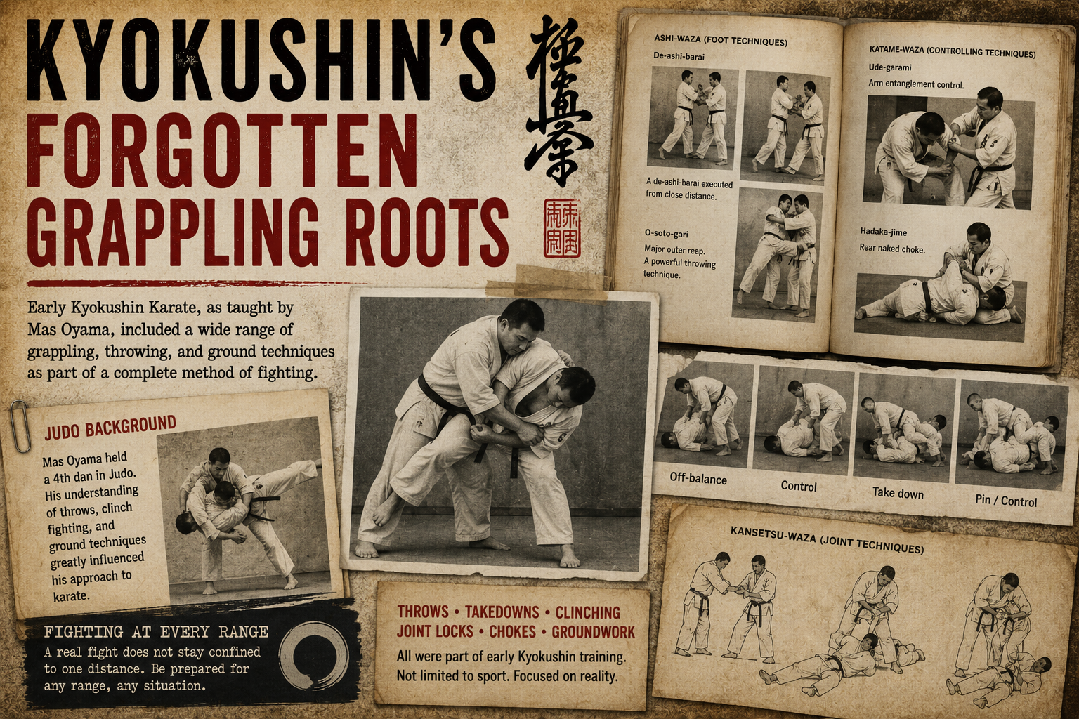 Kyokushin’s Forgotten Grappling Roots